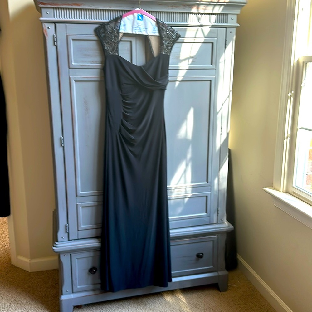 Formal Black Ralph Lauren Dress, Size 12
